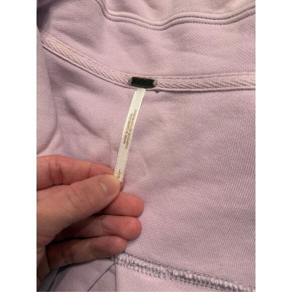 Free People Womens Lilac Ruby Shirt Fleece Button Down Shacket Jacket Large - Picture 5 of 9